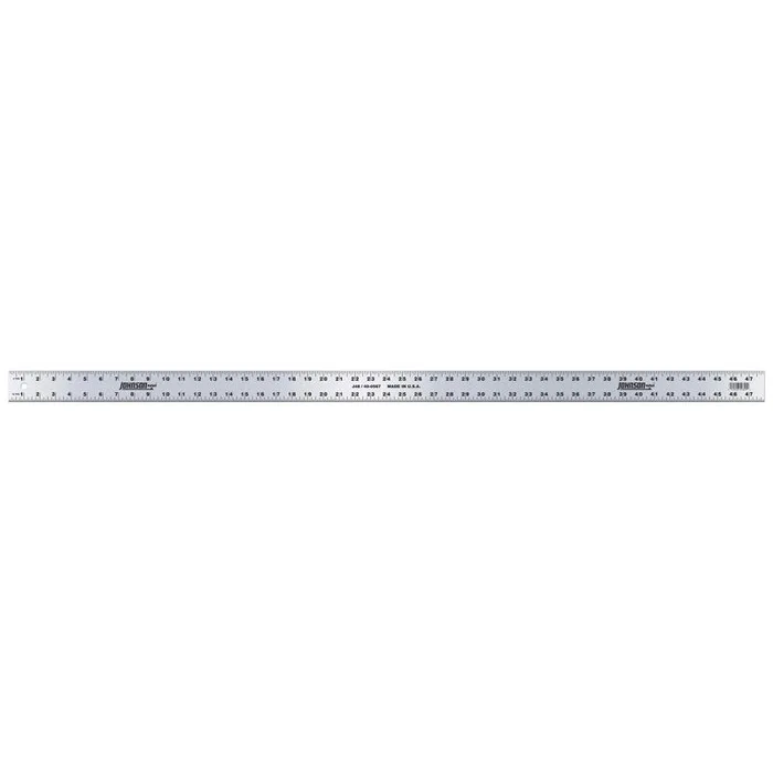 Johnson 48 in. L X 2 in. W Aluminum Heavy Duty Straight Edge SAE