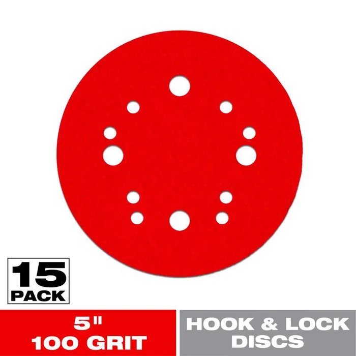 Diablo 5 in. Ceramic Blend Hook and Lock Sanding Disc 100 Grit Medium 15 pk