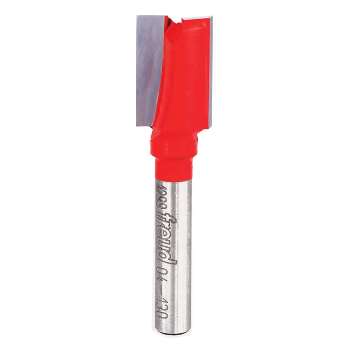 Freud 1/2 in. D X 1/2 in. X 2-1/4 in. L Carbide Double Flute Straight Router Bit
