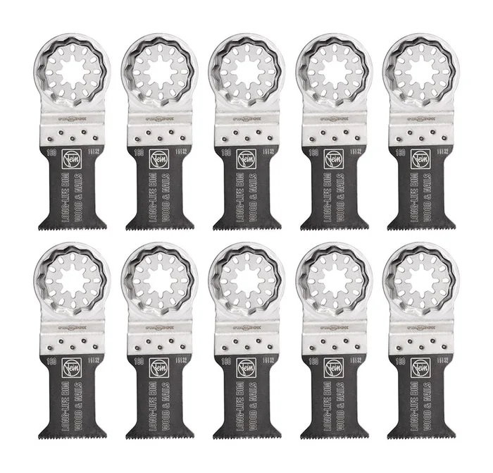 Fein Starlock 1-3/8 in. X 2 in. L Bi-Metal Saw Blade Set 10 pk