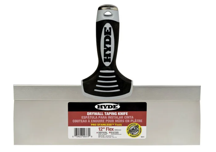 Hyde Stainless Steel Taping Knife 12 in. W X 9.3 in. L