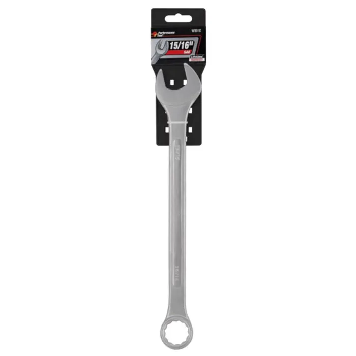 Performance Tool 15/16 in. X 15/16 in. 12 Point SAE Combination Wrench 1 pc