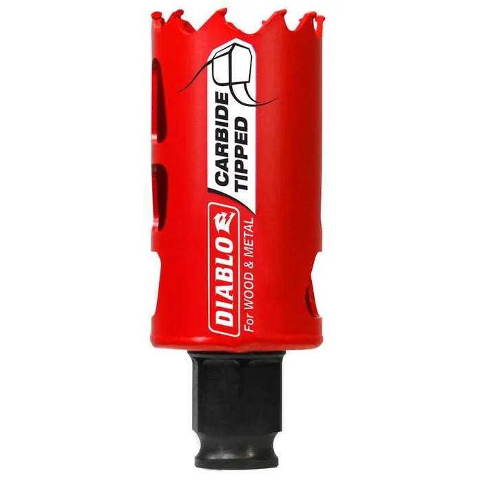 Diablo Snap-Lock Plus 1-3/8 in. Carbide Tipped 2-3/8 in. L X 3/8 in. D Hole Saw