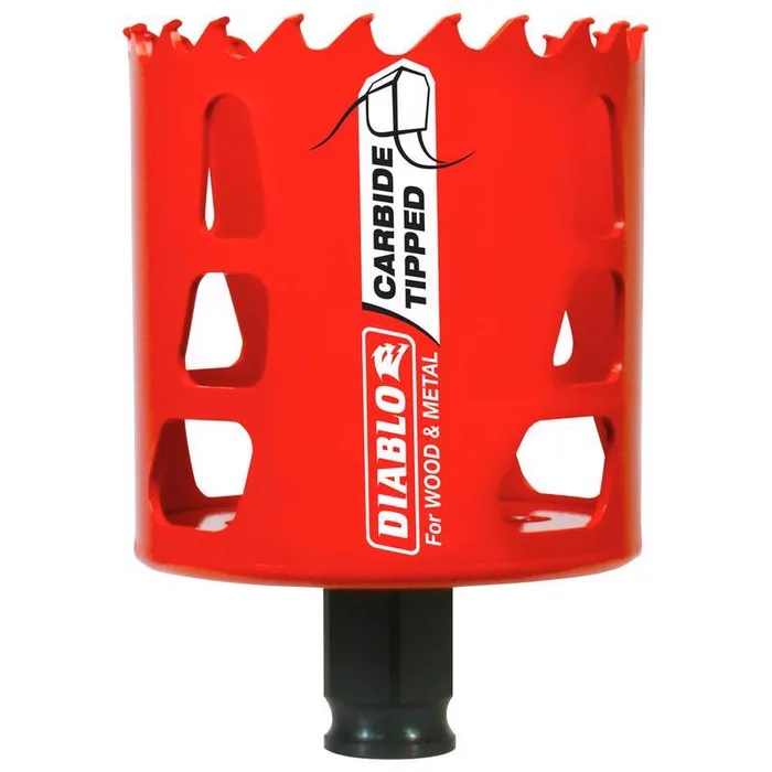 Diablo Snap-Lock Plus 2-1/2 in. Carbide Tipped 2-3/8 in. L X 3/8 in. D Hole Saw