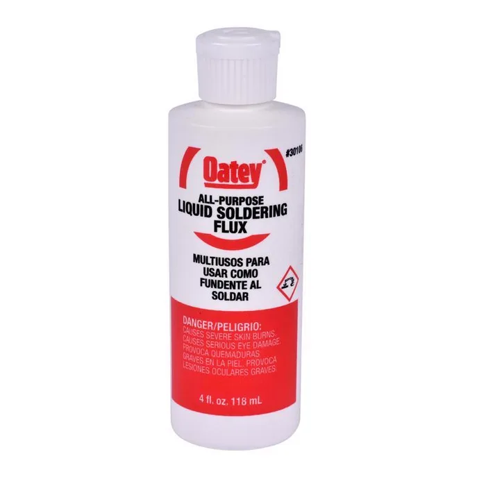 Oatey 4 oz Lead-Free Liquid Soldering Flux Ammonium Chloride 1 pc