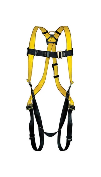 Safety Works Workman Qwik-Fit Unisex Polyester Safety Harness 400 lb. cap. XL Yellow 1 pc
