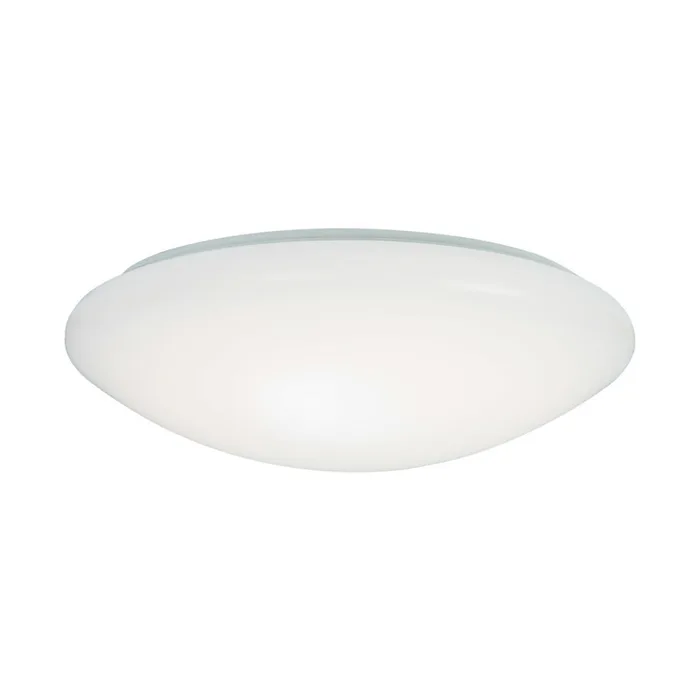 Metalux 3.2 in. H X 11 in. W X 11 in. L White LED Ceiling Light