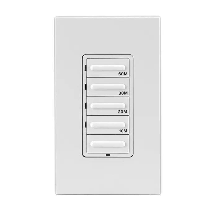 Leviton Decora Indoor Countdown Timer 120 V White