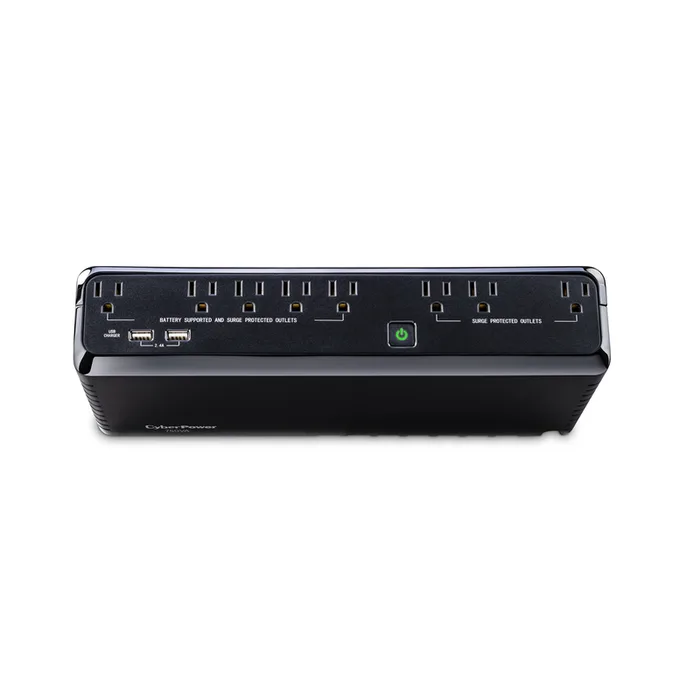 CyberPower 5 ft. L 8 outlets Battery Backup/Surge Protector Black 890 J