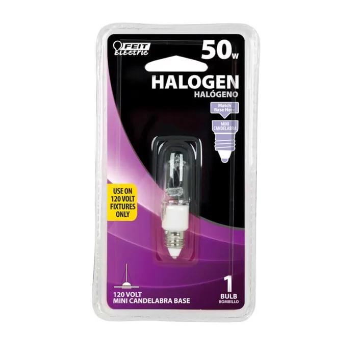 Feit 50 W T4 Tubular Halogen Bulb 600 lm Warm White 1 pk