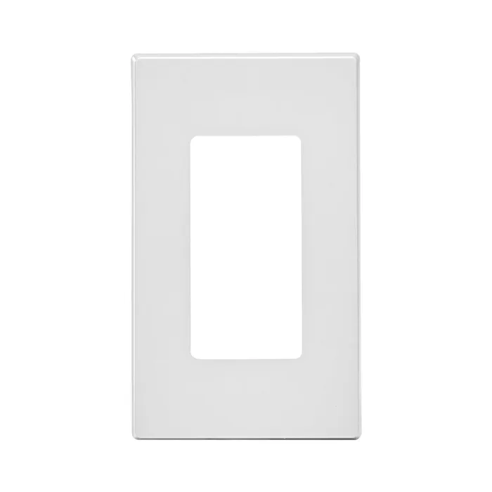 Leviton Decora Plus White 1 gang Polycarbonate Decorator Screwless Wall Plate 1 pk (Pack of 20)