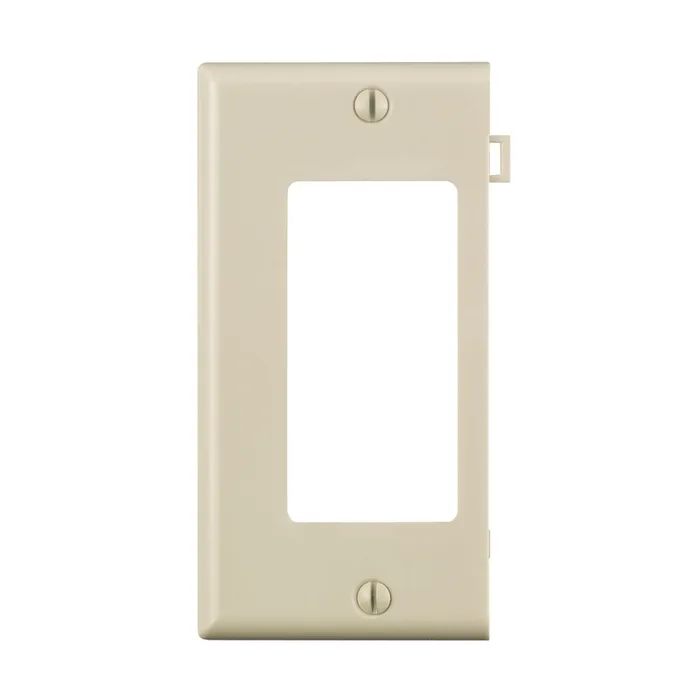 Leviton Light Almond 1 gang Thermoplastic Nylon Decorator Sectional End Wall Plate 1 pk