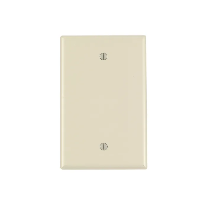 Leviton Ivory 1 gang Nylon Blank Wall Plate 1 pk (Pack of 25)