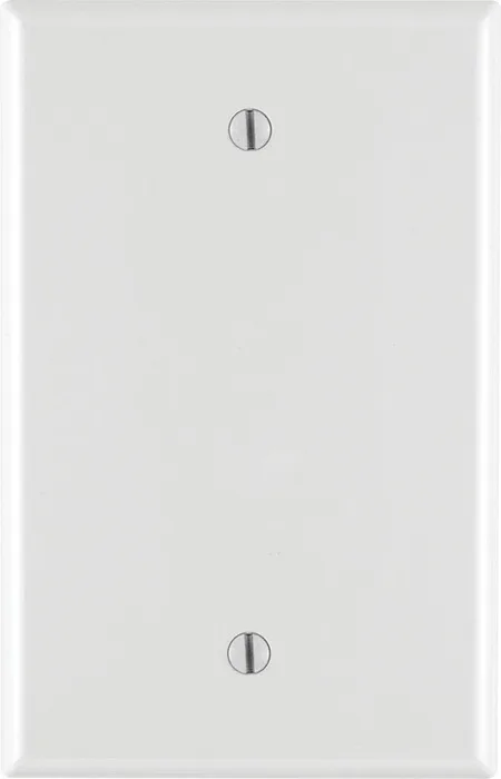 Leviton White 1 gang Nylon Blank Wall Plate 1 pk (Pack of 25)