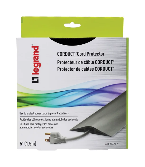 Legrand Corduct 1/2 in. D X 60 in. L Cord Protector 1 pk