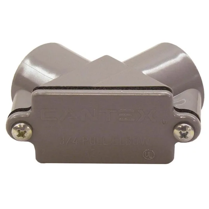 Cantex 3/4 in. D PVC Pull Elbow For PVC 1 pk