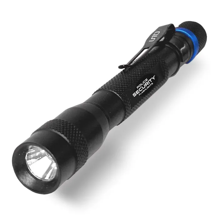 Police Security Inspector 120 lm Black LED Pen Light AAA Battery