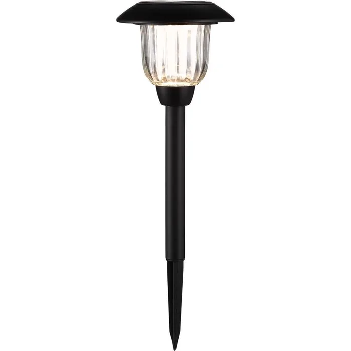 Living Accents Black Solar Powered 0.2 W LED Pathway Light 1 pk (Pack of 12)