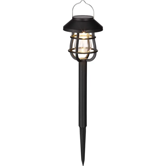 Living Accents Black Solar Powered 0.06 W LED Pathway Light 1 pk (Pack of 12)