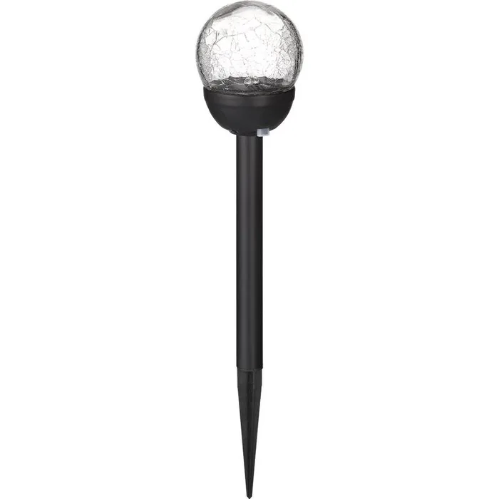 Living Accents Black Solar Powered 0.06 W LED Pathway Light 1 pk (Pack of 12)