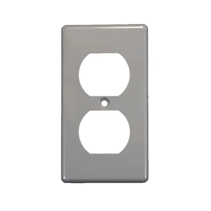 Cantex EZ Box Rectangle Thermoplastic 1 gang 4.29 in. H X 2.36 in. W Duplex Box Cover