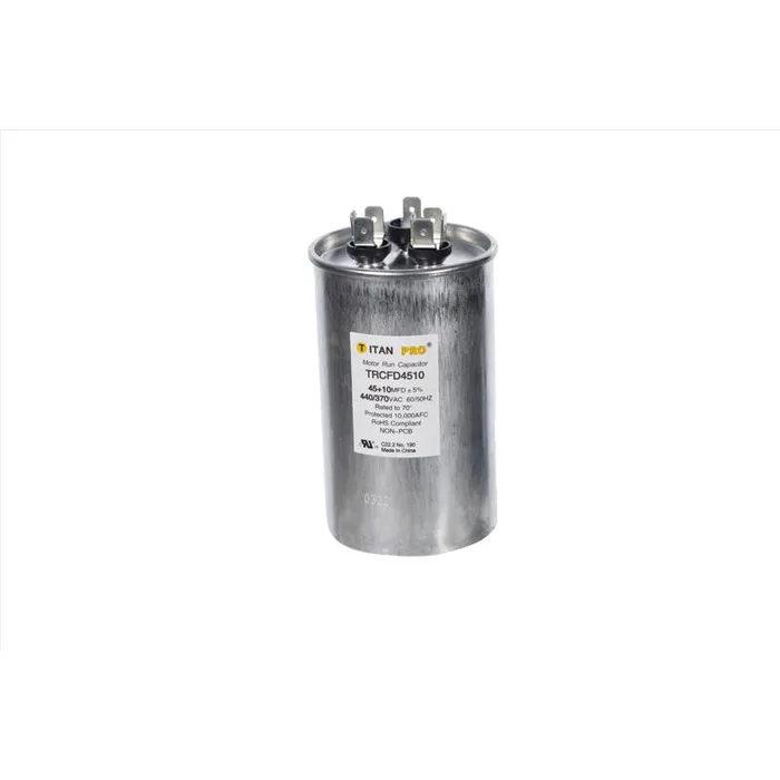 Titan Pro 45+10 MFD 440 V Round Run Capacitor