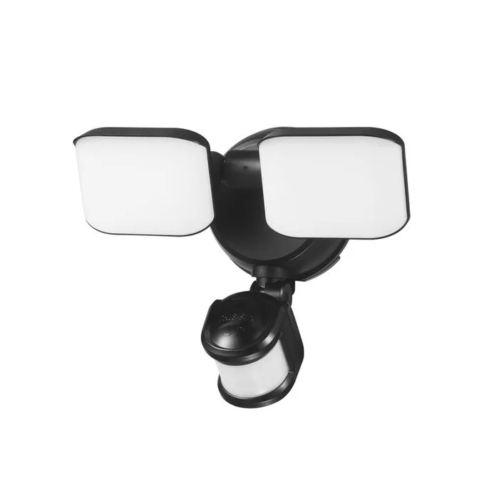 Globe Electric Motion-Sensing Battery Powered LED Black Security Light (Pack of 4)