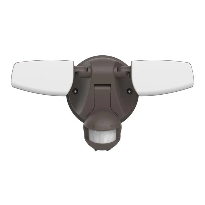 Halo Motion-Sensing Hardwired LED Bronze Floodlight