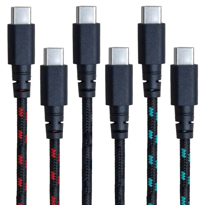 Fusebox Type C to Type C Cable 4 ft. Assorted