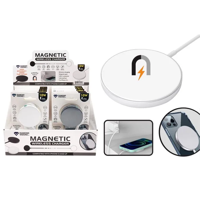 Diamond Visions 3 ft. L Magnetic Wireless Charging Pad 1 pk (Pack of 12)