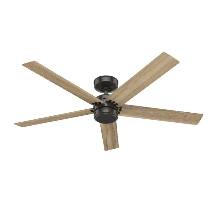 Hunter Burton 52 in. Bronze Indoor and Outdoor Ceiling Fan