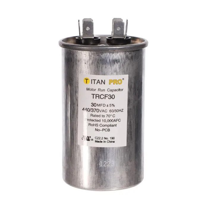 Titan Pro 30 MFD 440 V Round Run Capacitor