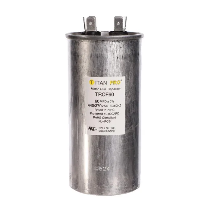 Titan Pro 60 MFD 440 V Round Run Capacitor