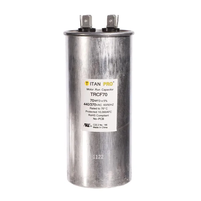 Titan Pro 70 MFD 440 V Round Run Capacitor