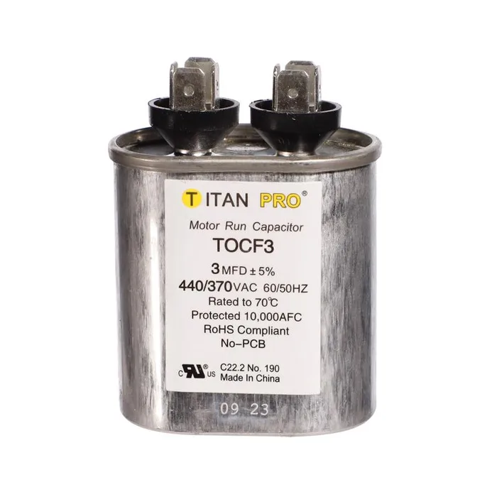 Titan Pro 3 MFD 440 V Oval Run Capacitor