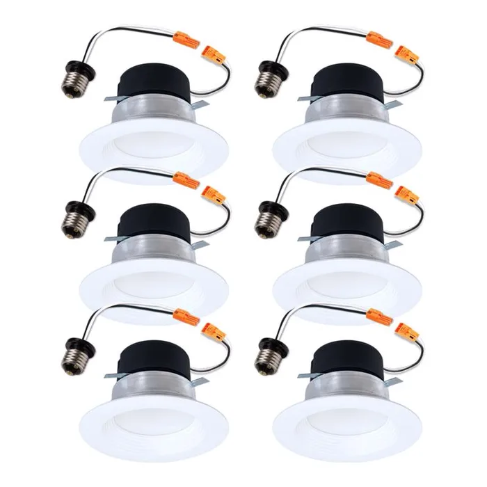 Halo White 4 in. W LED Recessed Downlight 8 W