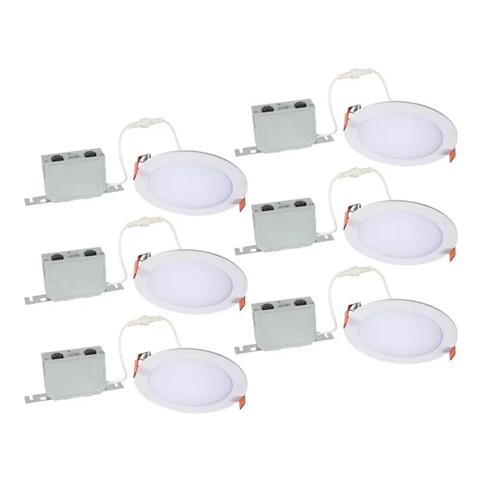 Halo Warm White 6 in. W LED Canless Recessed Downlight 75 W