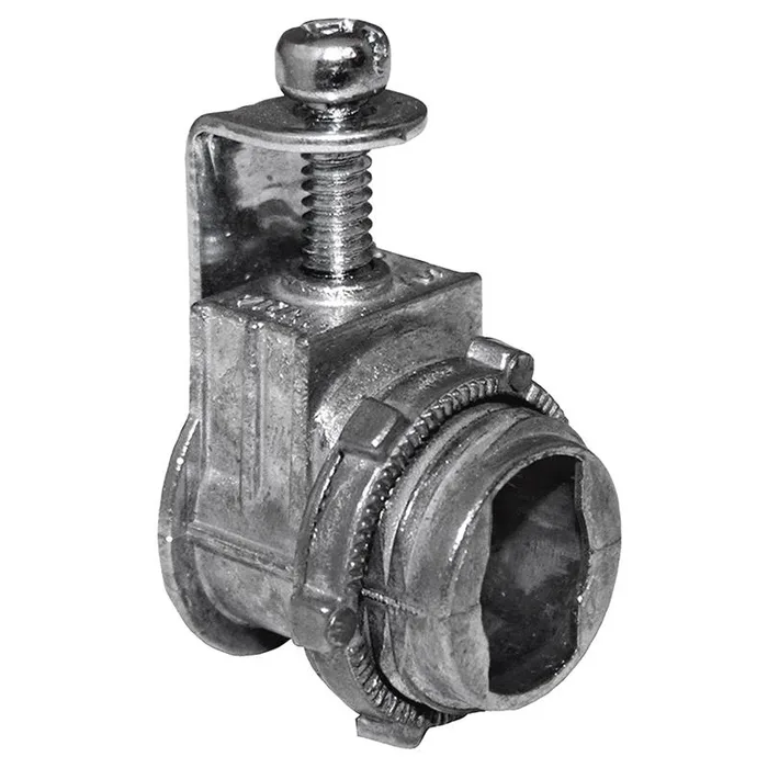 Sigma Engineered Solutions 3/4 in. D Die-Cast Zinc Saddle Connector For AC, MC and NM 1 bag