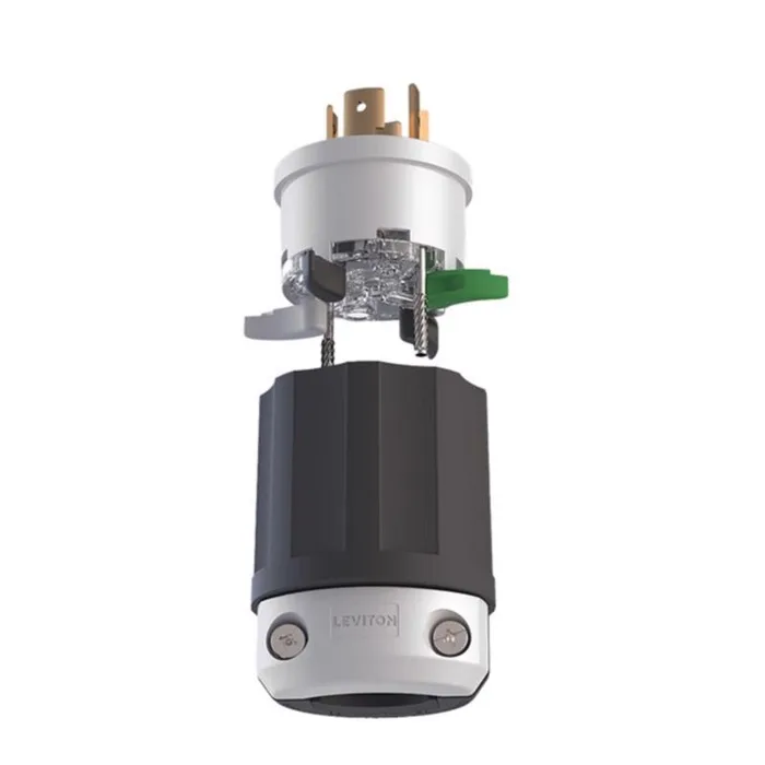 Leviton Lever Edge Commercial and Residential Plastic Locking Plug L14-20P