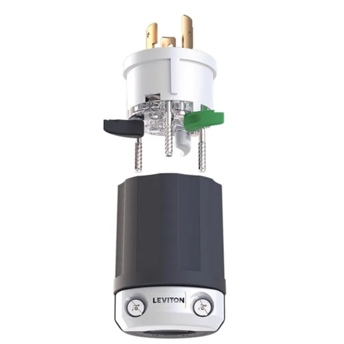 Leviton Lever Edge Commercial and Residential Plastic Locking Plug L5-20P