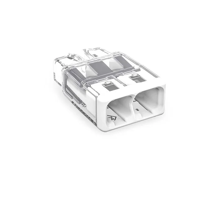 Wago 2 Port Push-In Wire Connector 10 pk