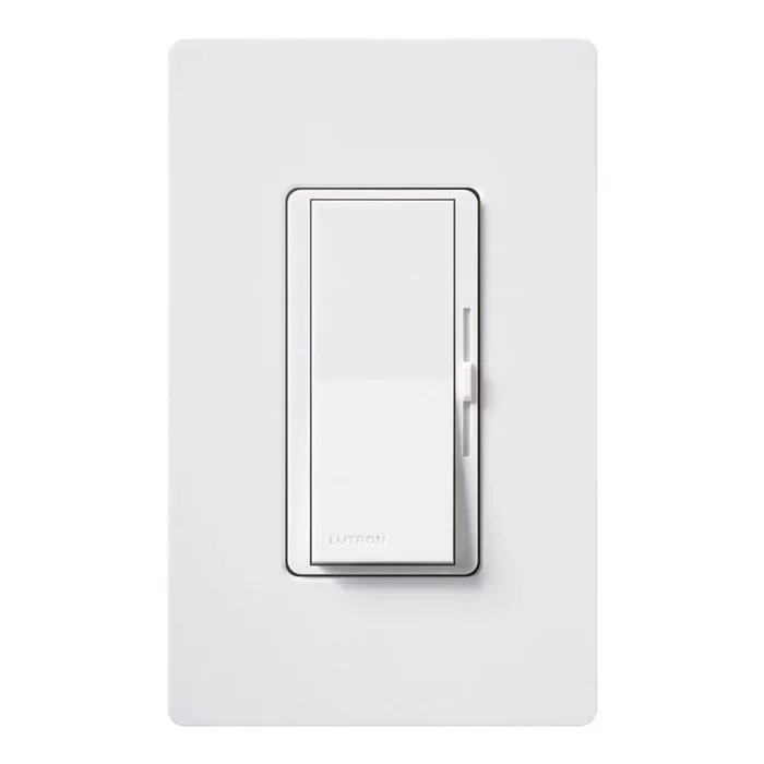 Lutron Diva White 450 W 3-Way Smart-Enabled Dimmer Switch 1 pk
