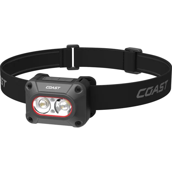 Coast FLX10R Twin Pack (2pk) 1000 lm Black/Gray LED Rechargeable Head Lamp