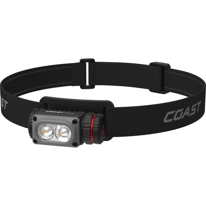 Coast WPH20R 2000 lm Black/Gray LED Rechargeable Head Lamp