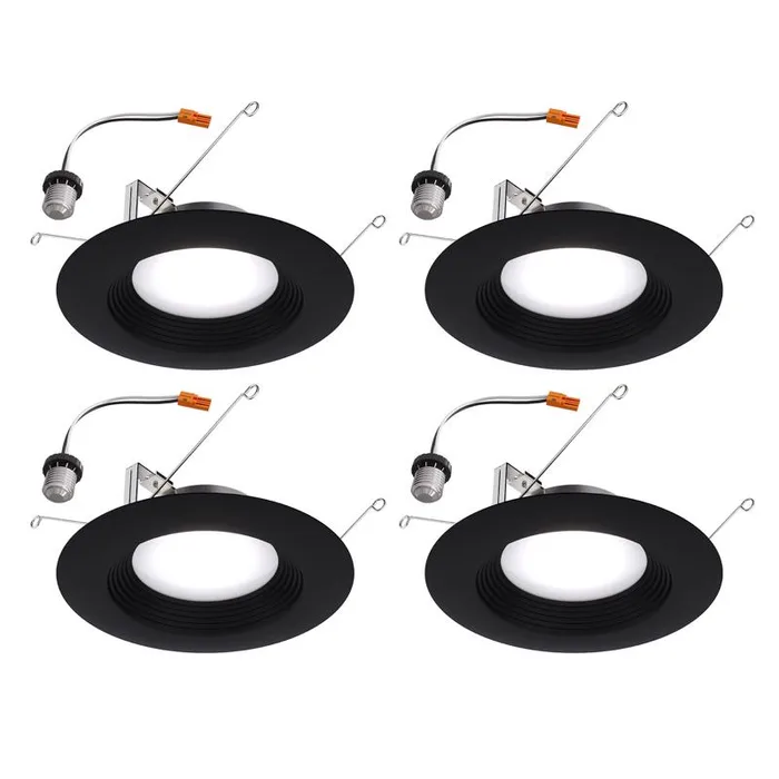 Halo Matte Black/White Recessed Downlight