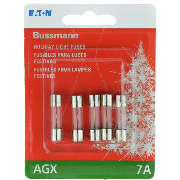 Bussmann 7 amps Fast Acting Fuse 5 pk