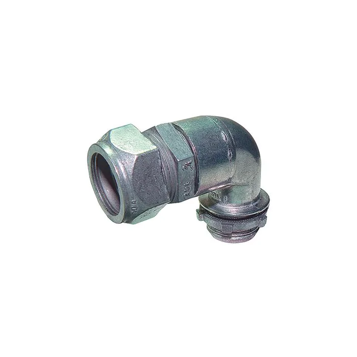 Sigma Engineered Solutions ProConnex 3/4 in. D Die-Cast Zinc 90 Degree Compression Connector For EMT