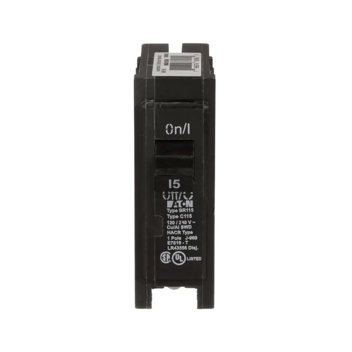 Eaton 15 amps Plug In Single Pole Circuit Breaker