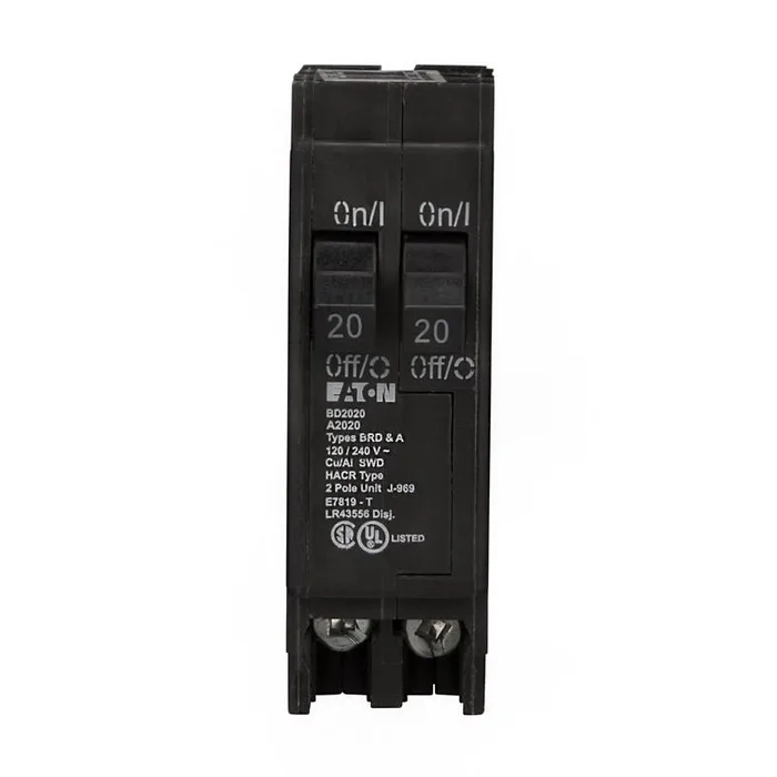 Eaton 20/20 amps Tandem 2-Pole Circuit Breaker