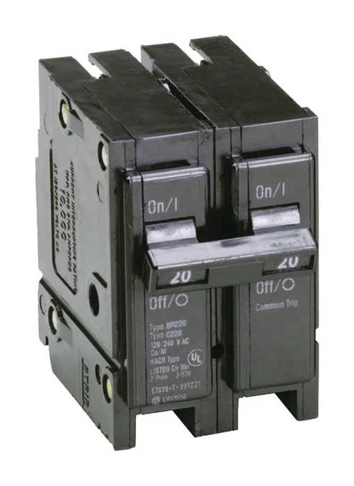 Eaton 20 amps Plug In 2-Pole Circuit Breaker
